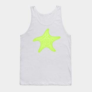 Starfish (green) Tank Top